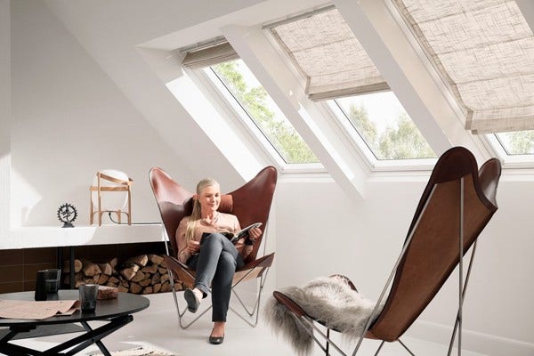 roman blinds for roof windows
